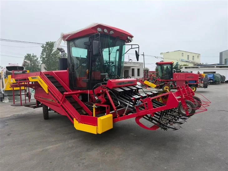 4ds-128A Hot Sale Garlic Combine Harvesting Machine With 3 Years Warranty factory