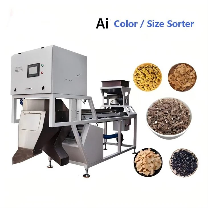 AI Color Sorter BL60 High Efficiency Garlic Cloves Color Grading Machine factory
