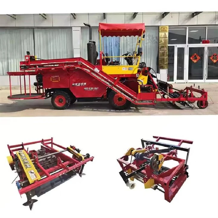 CE Certificate Hydraulic Oil Box Garlic Harvester Working Width 1600mm high quality