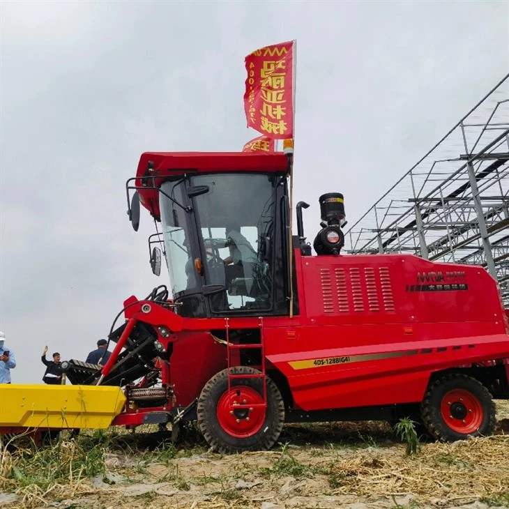 CE Certificate Self Propelled Garlic Harvester Digging Cutting Packing in One Go factory