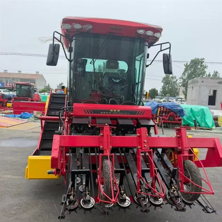 CE Certificate Self Propelled Garlic Harvester Digging Cutting Packing in One Go