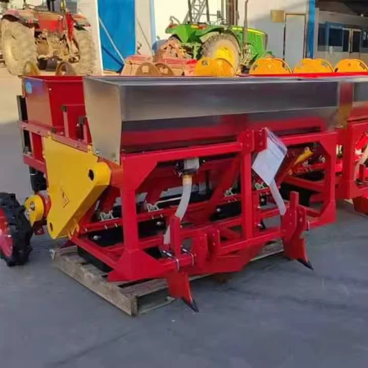 Compact Portable Garlic Planter Manual 5 Adjustable Depths 4.6Rows Seeding Machine For Farming