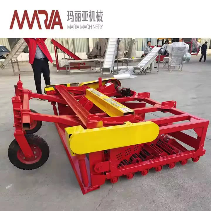 Factory-Owned New Agricultural Special Combined Harvester Hydraulic Folding Garlic Harvester Compact Storage Transport Efficiency Garlic Harvester