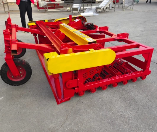 Garlic Harvester 4DS-204 High Efficiency Tractor Tractor-pushed Harvester For High Density Planting Condition price
