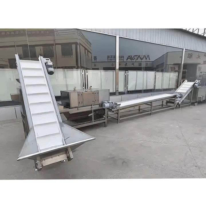 Garlic Processing Line Full-automatic Ultrasonic Clearing Machine And Garlic Flapping Machine