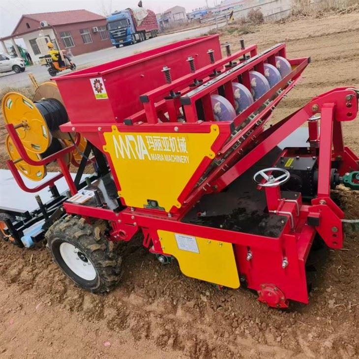 Multifunction 5 Row Garlic Bud Up Planter All in One Sowing Mulching Spraying Drip Irrigation price