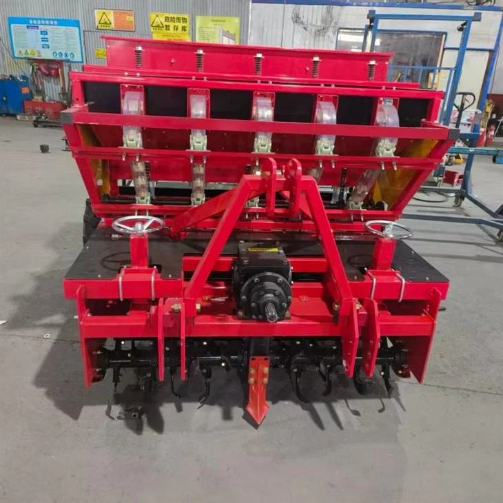 Multifunction 5 Row Garlic Bud Up Planter All in One Sowing Mulching Spraying Drip Irrigation factory