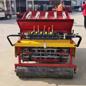 CE Certificate Self-Propelled Garlic Seeder Adjustable Depth Manual Seed Spacing High Efficiency Farm Garden Tool garlic seeds for planting