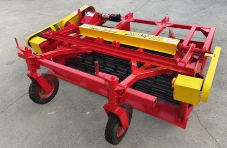 Fast Delivery MOQ 1 Unit Automatic Combine Garlic Root Cutting And Packing MahineTractor Gralic Harvester Agricultural Machinery Equipment