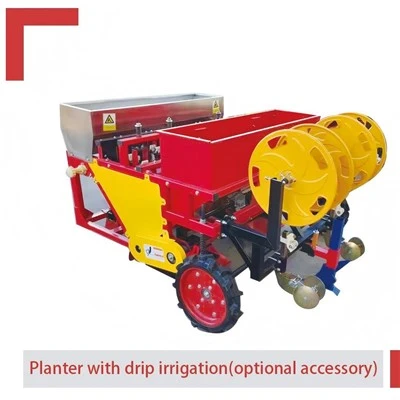 Garlic Drilling Combine Planter With Irrigation Fertilizer And Mulching Function