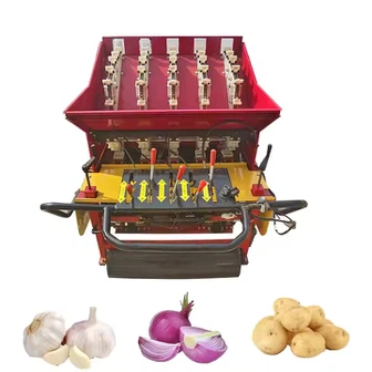 Custom OEM Self-Propelled Garlic Seeder Garlic Sowing Mahines Precision Agriculture Intelligent Smart Garlic Planter Sowing Mahicne